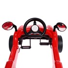 Машина-каталка педальная Cool Riders, с клаксоном, цвет красный - Фото 4