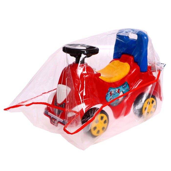 Машина-каталка Cool Riders, с клаксоном, цвет красный 58877