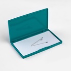 Игольница магнитная, 11×6.5 см, тёмно-зелёная - Фото 2