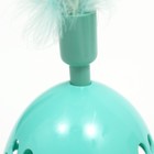 Игрушка-неваляшка «Перьевой фонтан» для кошек, 20 см, микс цветов - Фото 3