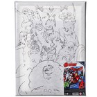 Картина по номерам на подрамнике 30×40 см, Мстители - Фото 5