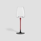 Бокал из стекла для вина Magistro «Амьен», 550 мл, 10×27,5 см, цвет красный - фото 4602218