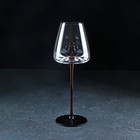 Бокал из стекла для вина Magistro «Амьен», 550 мл, 10×27,5 см, цвет красный - фото 4602221
