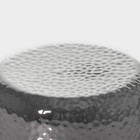 Кружка Magistro «Диамант», 450 мл, с крышкой и ложкой, стекло, серая - Фото 8