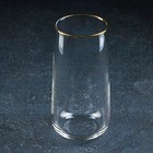 Стакан «Генуя», 500 мл, стекло, с золотой отводкой, прозрачный - Фото 2