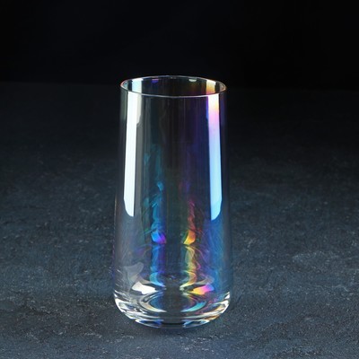 Стакан стеклянный «Генуя», 500 мл, цвет перламутровый