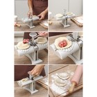 Машинка для лепки пельменей и вареников, 20×12×17.5 см, диаметр внешний 8 см, внутренний 6 см - Фото 5