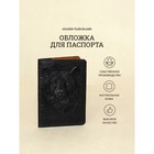 Обложка для паспорта, цвет чёрный - фото 10137908