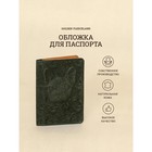 Обложка для паспорта, цвет зелёный - фото 10138099