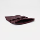 Кошелёк женский на магнитах, цвет бордовый - фото 21929724