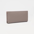 Кошелёк женский на молниях, с ручкой, цвет бежевый - фото 21930046