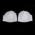 Корректоры - разделители для пальцев ног, на манжете, дышащие, 1 разделитель, силиконовые, 8×6.5 см, пара, белые - Фото 5