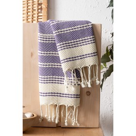 Набор полотенeц Zigzag, размер 38х68 см, 2 шт, цвет светло-пурпурный