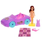 Кукла малышка «Кэтти» с машиной и аксессуарами, цвета МИКС - фото 6764704