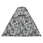 Палатка туристическая 3-местная, 200×200×170 см, автоматическая, зимняя, трекинговая, трехслойная, цвет камуфляж - Фото 9