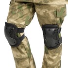 Набор наколенники 17×20 см и налокотники 14×17.5 см, черные - Фото 5