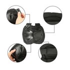 Набор наколенники 17×20 см и налокотники 14×17.5 см, черные - Фото 7