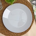 Тарелка плоская Lillie Granit, d=25 см, цвет серый - фото 319181317