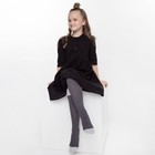 Колготки детские «Гольфик», цвет серый меланж, рост 140-146 см - фото 53702642