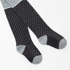 Колготки детские «Гольфик», цвет серый меланж, рост 140-146 см - фото 53702649