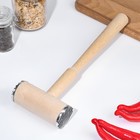 Молоток для мяса, дерево, металл, 30.5×9.5×4.5 см - Фото 4