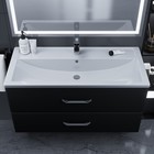 Раковина Uperwood Foster, мебельная, 100 см, прямоугольная - Фото 4