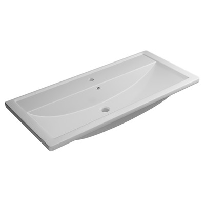 Раковина Uperwood Foster, мебельная, 100 см, прямоугольная