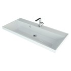 Тумба подвесная Uperwood, с раковиной Uperwood Tanos 100, цвет чёрный - Фото 9