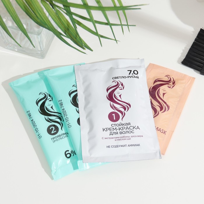 Крем-краска для волос Rowena Soft Silk 7.0 светло-русый, 135 мл 32253