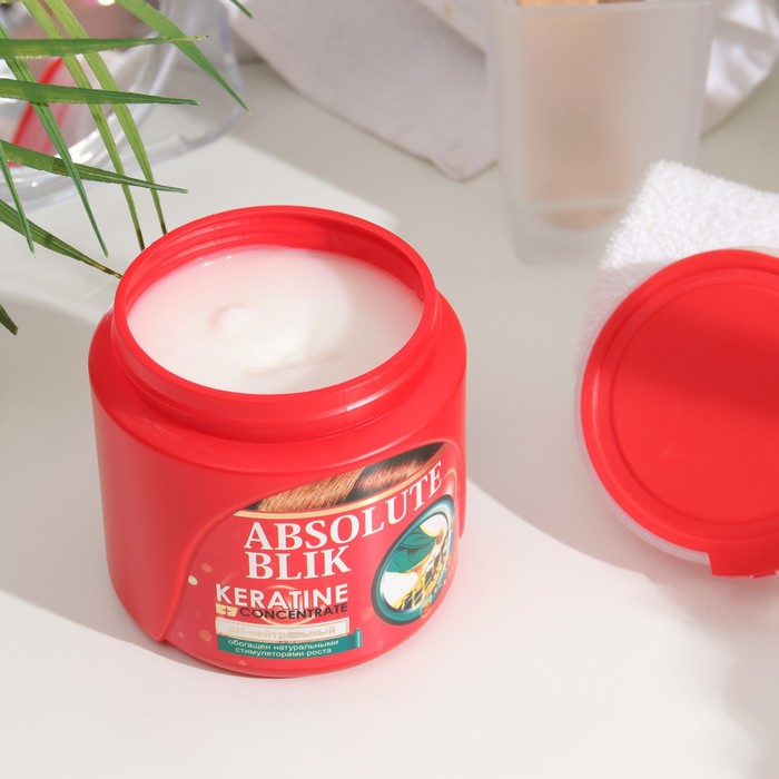 Маска-бальзам для волос Absolute Blik с кератином, 500 мл 32259