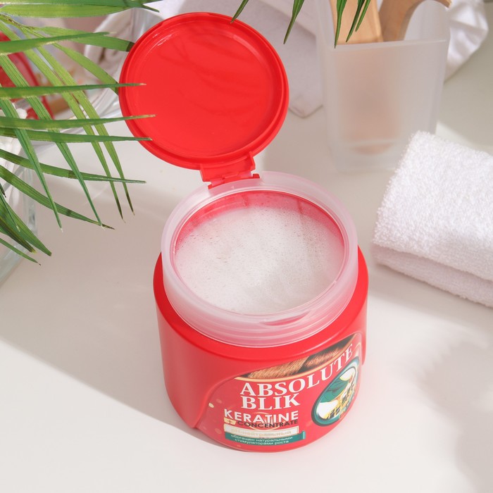 Маска-бальзам для волос Absolute Blik с кератином, 500 мл 32259