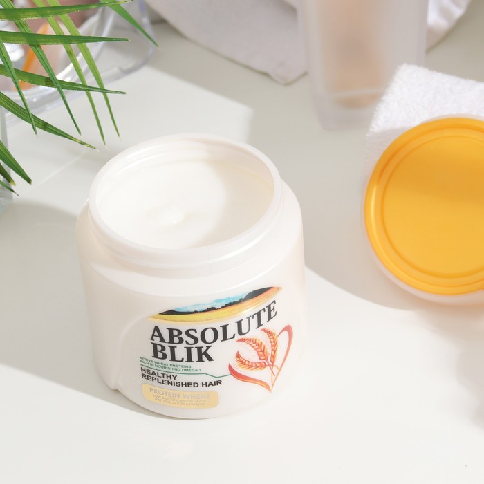Маска-бальзам для волос Absolute Blik с протеином пшеницы, 500 мл 32260