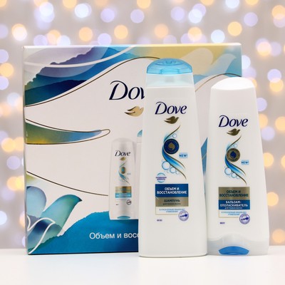 Подарочный набор Dove: бальзам-ополаскиватель, 200мл+ шампунь для волос, 250 мл