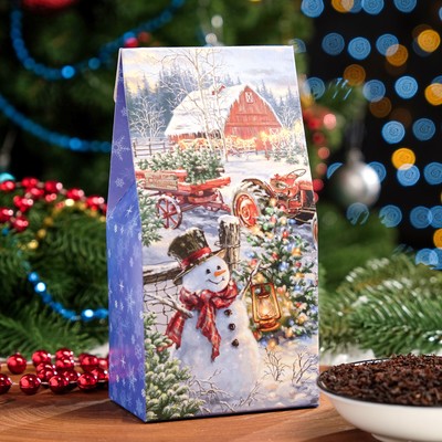 Чай чёрный "Новогодний паровоз" со вкусом апельсина, 50 г