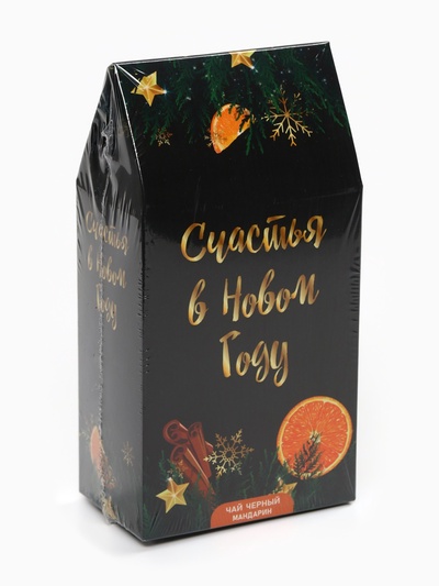 Чай подарочный «Счастья в Новом году» с мандарином, 50 г