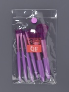 Набор кистей для макияжа COLOR POWER, 6 шт., фиолетовый - Фото 5