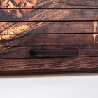 Хлебница деревянная с декором, 29,6х29,6х18,3х0,6 см - Фото 3