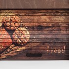Хлебница деревянная с декором, 29,6х29,6х18,3х0,6 см - фото 4367649