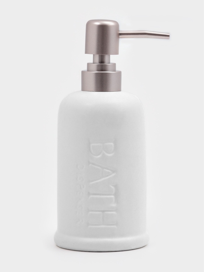 Дозатор для мыла SAVANNA «Бэкки», 310 мл, белый - Фото 1