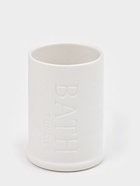 Стакан для зубных щёток SAVANNA «Бэкки», белый - Фото 1