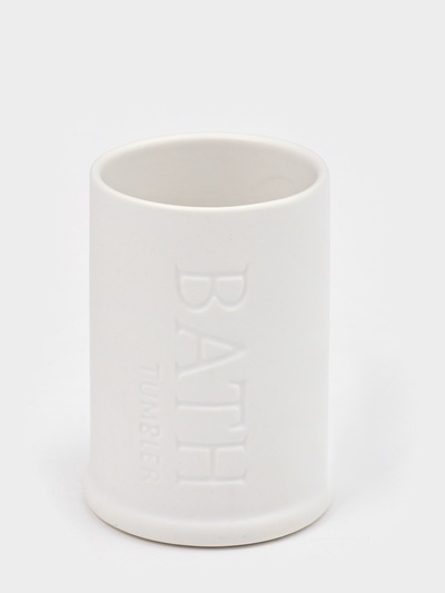 Стакан для зубных щёток SAVANNA «Бэкки», белый