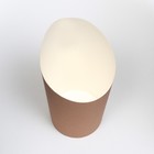 Упаковка для картофеля фри, крафт-белый, 14 х 11 х 6 см 9300941