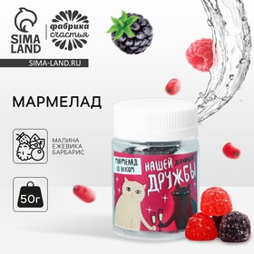 Мармелад в банке «Наша дружба», вкус: ягодный, 50 г.