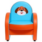 Комплект мягкой мебели «Агата. Домашние животные», голубо-оранжевый - Фото 3