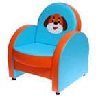 Комплект мягкой мебели «Агата. Домашние животные», голубо-оранжевый - Фото 4