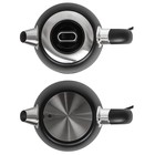 Чайник электрический jvc JK-KE1730, металл, 2200 Вт, 1.7 л, чёрный - фото 51337562