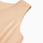 Платье миди женское с поясом MINAKU: Casual collection, бежевое, размер 48 - Фото 10