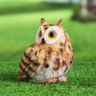 Садовая фигура из полистоуна «Филин», 14×13×11 см - Фото 5