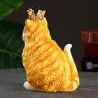 Фигура "Кот Чарльз" рыжий, 13х10х16см - фото 25273148