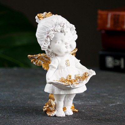 Фигура "Щекастый ангелочек" 7,5х7х13,5см